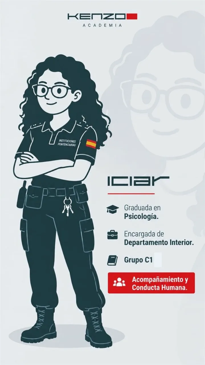 Iciar, profesora de Seguimientos y Conducta Humana de KENZO Academia