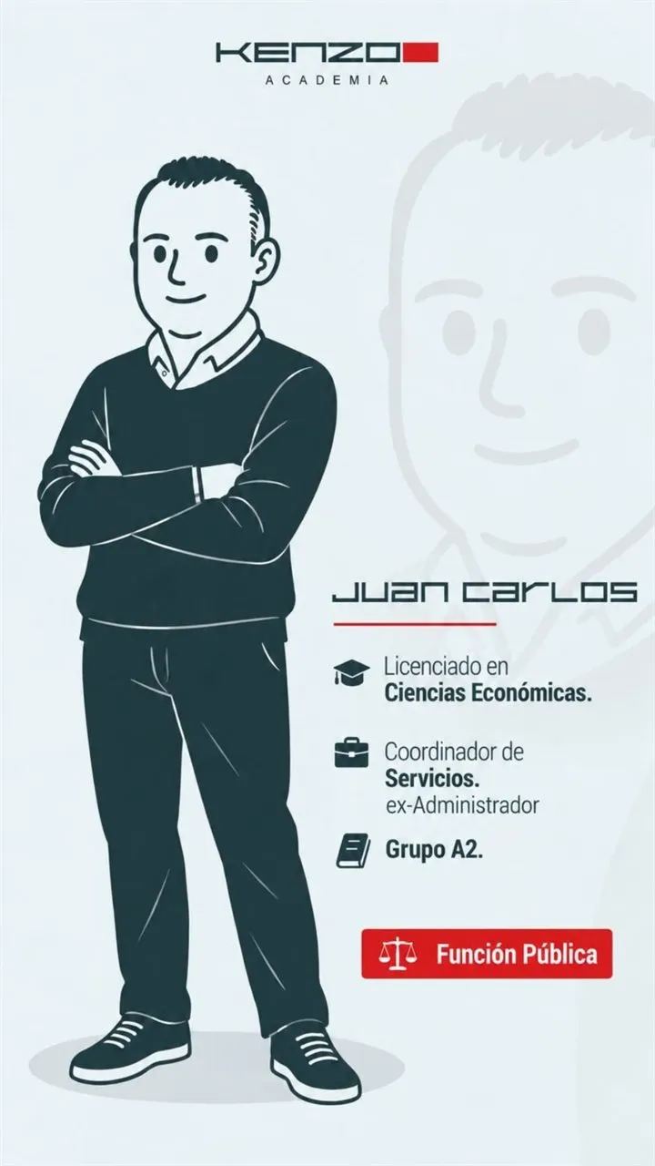 Juan Carlos, profesor de Función Pública de KENZO Academia